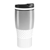 Becher silber, Ring weiß, Hülle weiß