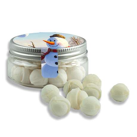 Süße Schneebälle Bonbons (vegan), ca. 60g, Sweet Dose Mini