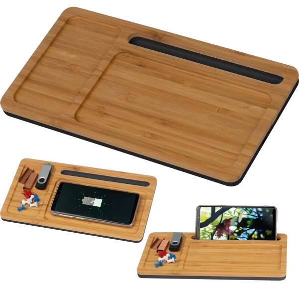 Deskorganizer mit integriertem Wireless Charger