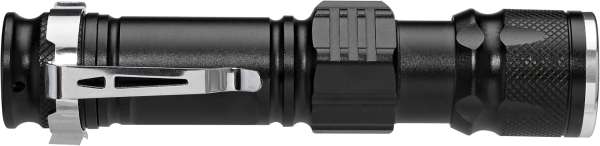 Lichtstarke Taschenlampe mit wiederaufladbarem Akku