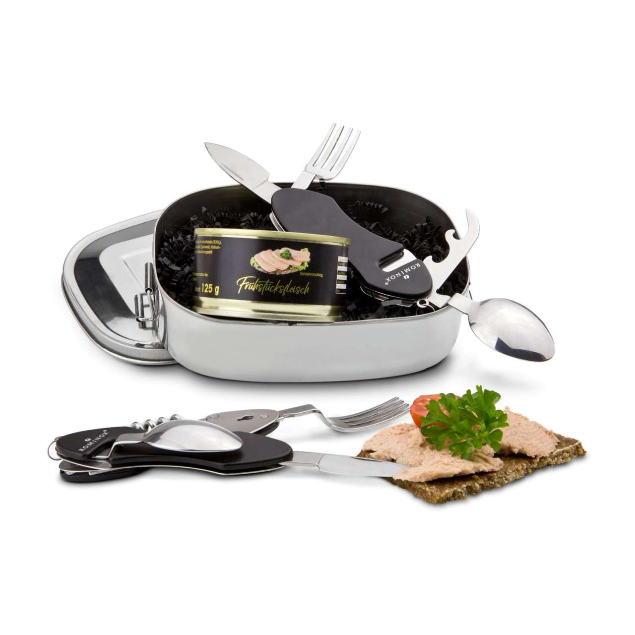 Geschenkset / Präsenteset: Herzhafte Outdoor-Box