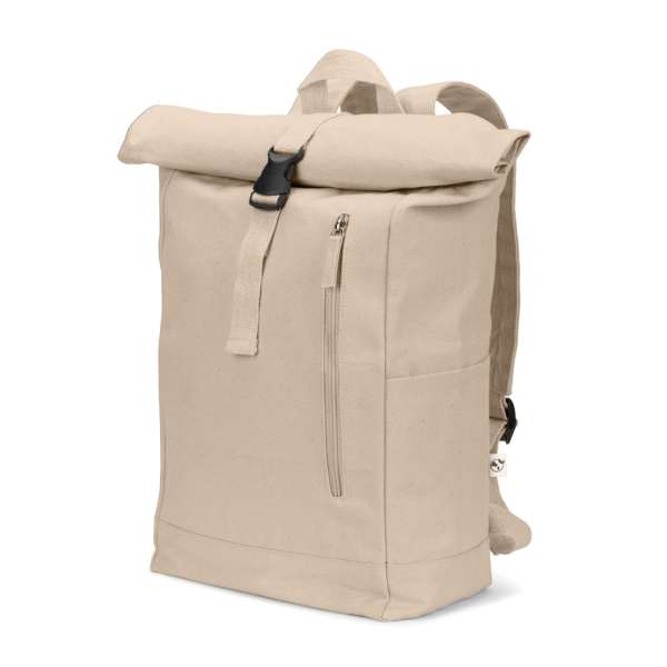 SAINT Roll-Top-Rucksack aus recyceltem Baumwolle und recyceltem Polyester (380 g / m²)