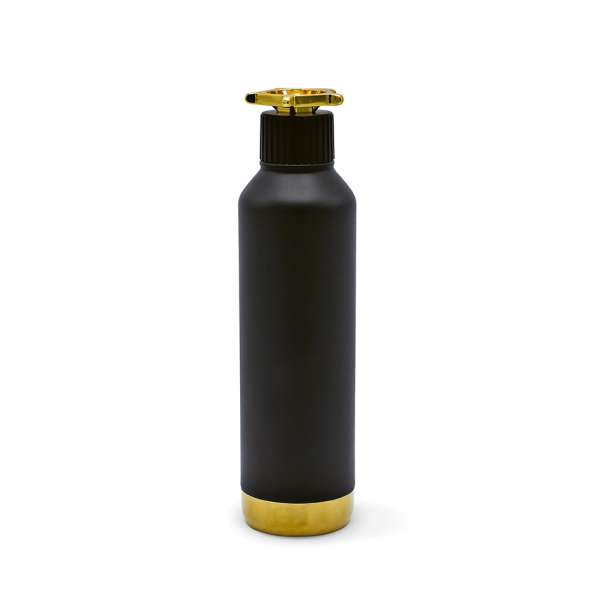 Spiglo Trinkflasche aus recy. Edelstahl, 780 ml. Mit radförmigem Deckel