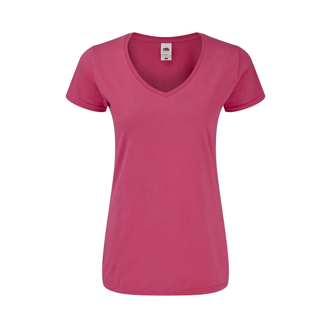 Frauen Farbe T-Shirt Iconic V-Neck