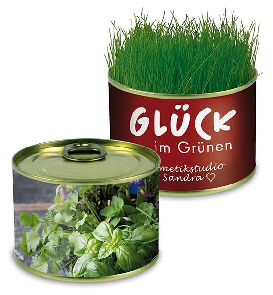 Natur-Konserve mit Samen