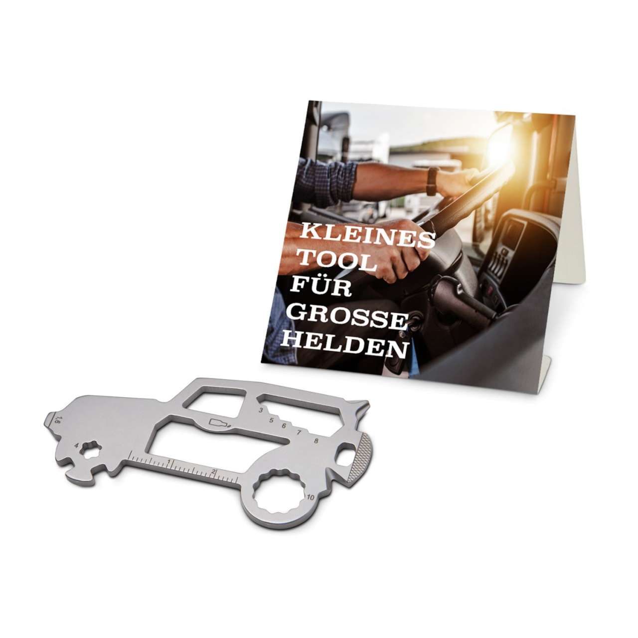 Geschenkartikel: ROMINOX® Key Tool Funktionen) im Motiv-Mäppchen Große Helden