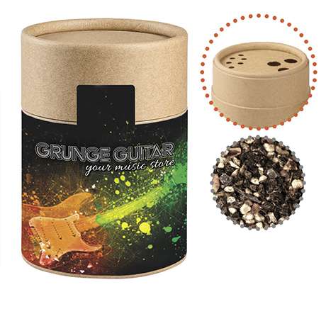 Pfeffer geschrotet, ca. 65g, Kraftpapierstreuer Midi