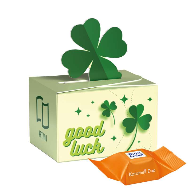 Geschenkbox Mini Kleeblatt