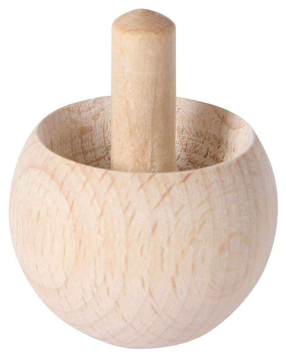Stehaufkreisel natur D3cm