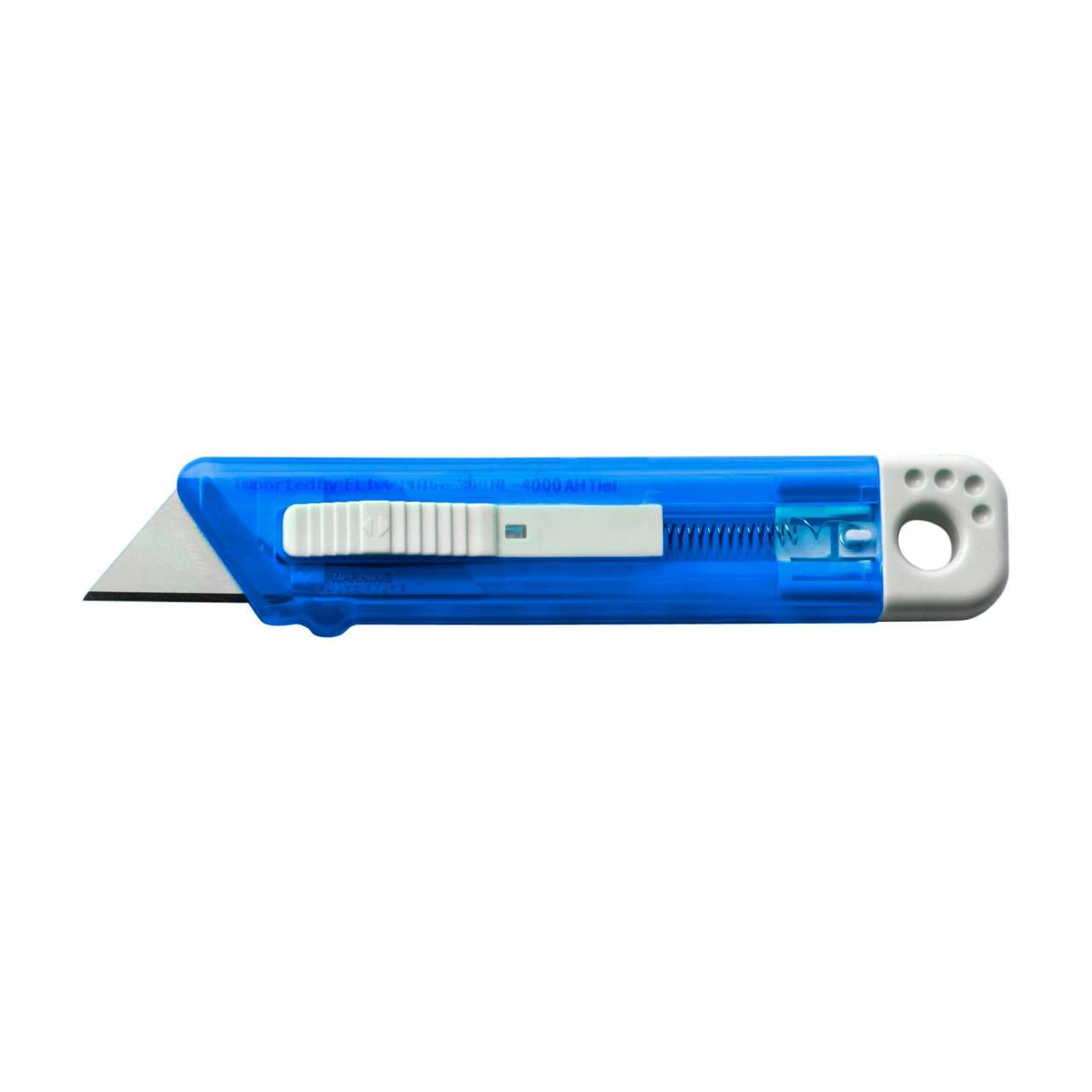 Cutter-Messer mit Federkernautomatik aus Kunststoff Griffin