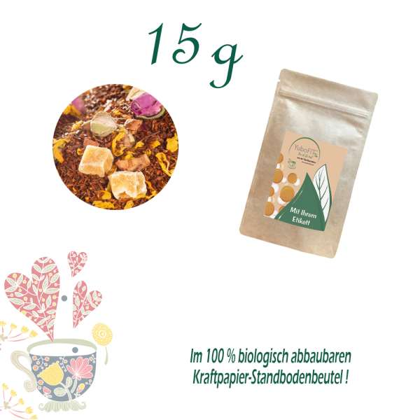 YuboFiT® Rotbuschtee GRANATAPFEL-HIMBEERE