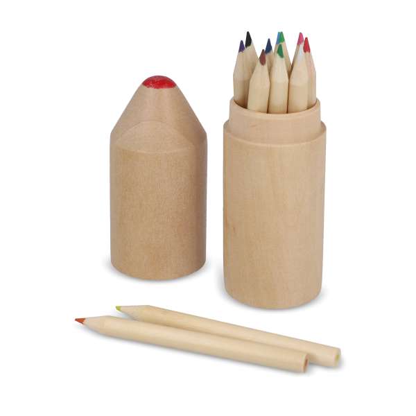 Hochwertiges Buntstiftset aus Holz