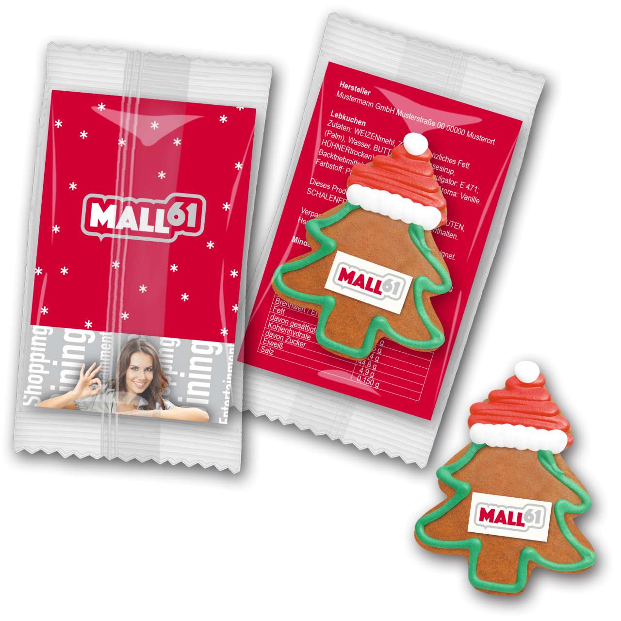 Lebkuchenbaum mit Logo