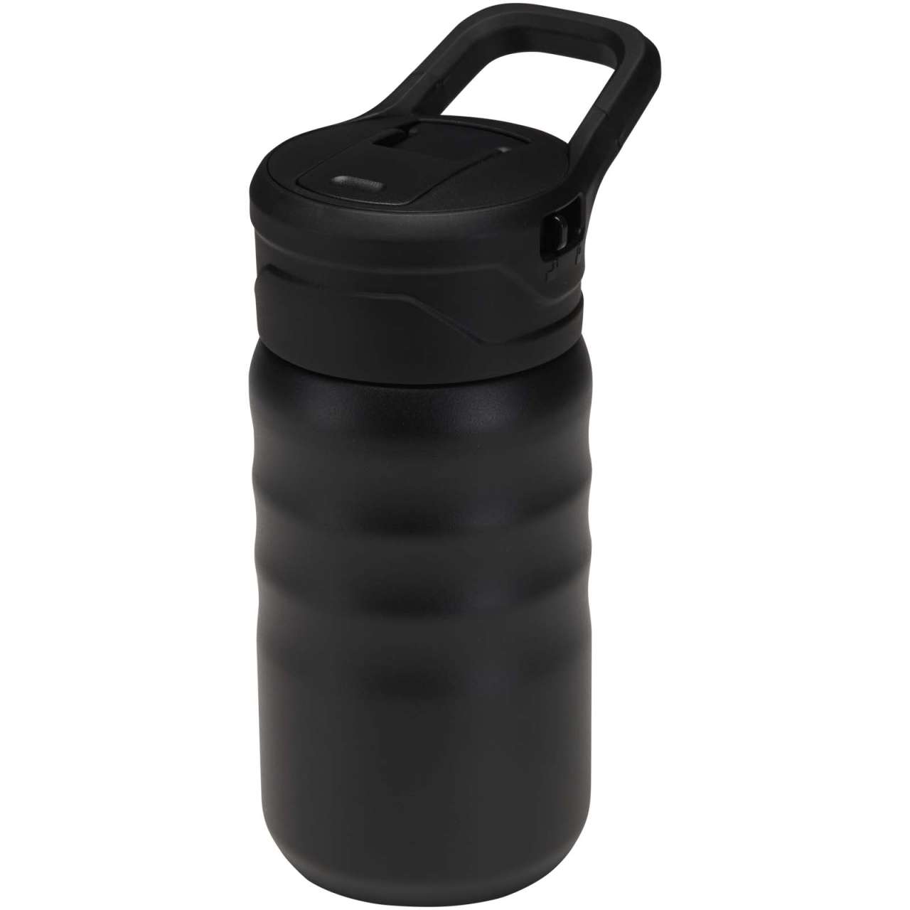 Knox 350 ml RCS-Sportflasche aus recyceltem, doppelwandigem Edelstahl mit Klappstrohhalm