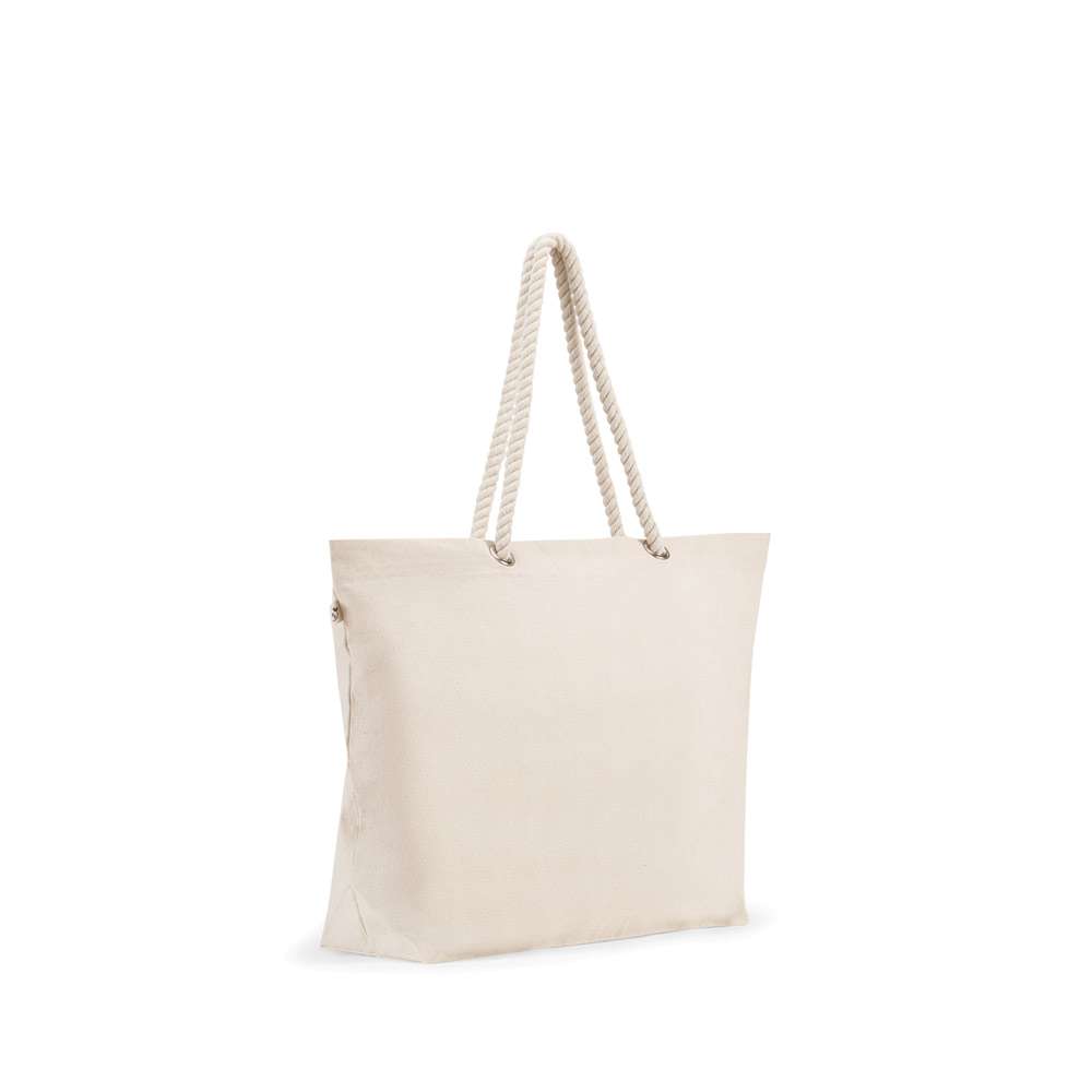 ATHENS Strandtasche aus recycelter Baumwolle (70 %) und recyceltem Polyester (30 %) (220 g / m²)