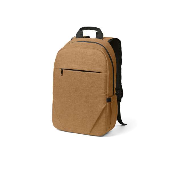 Vilnius 18L Rucksack aus rPET. Fronttasche. Laptops bis 17"