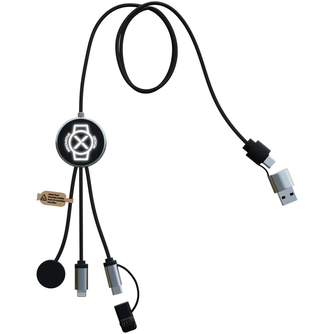 SCX. design C34 7 in 1 Ladekabel für Smartwatches