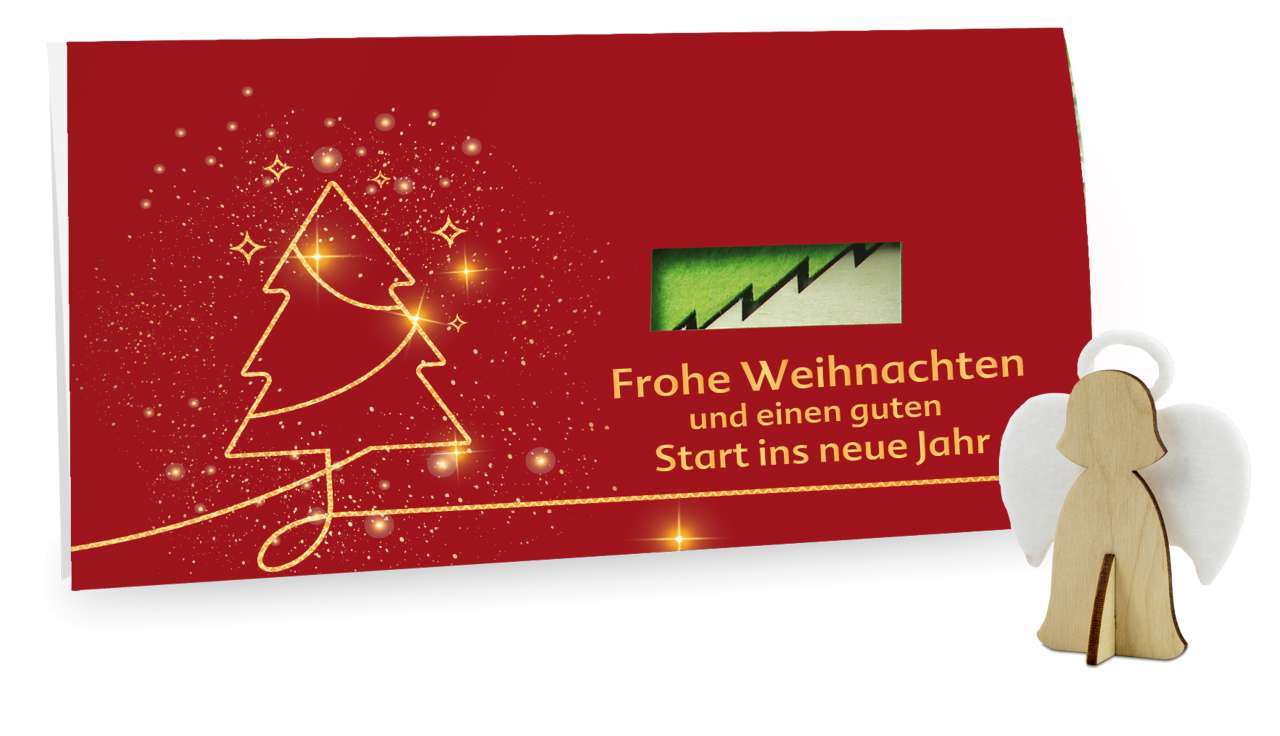 Steckfiguren-Karte Filz - Standardmotiv