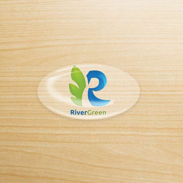 Doming Sticker, Standard glue, Transparent, cm2