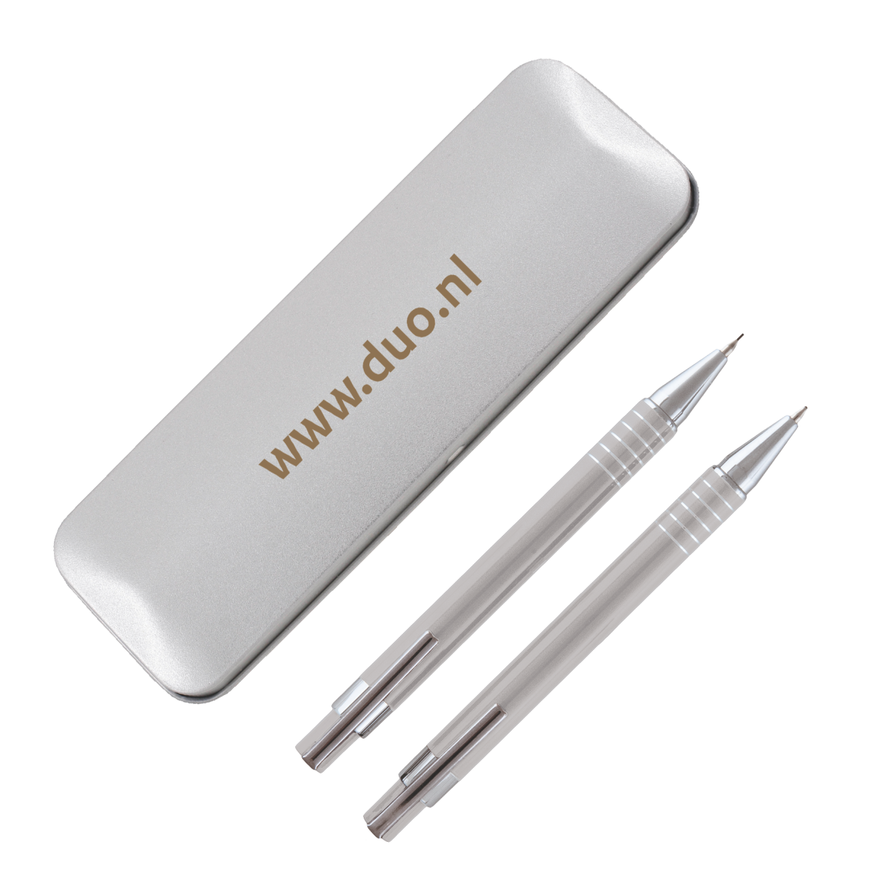 CURAÇAO Etui mit 1 Kugelschreiber und 1 Druckbleistift Peekay