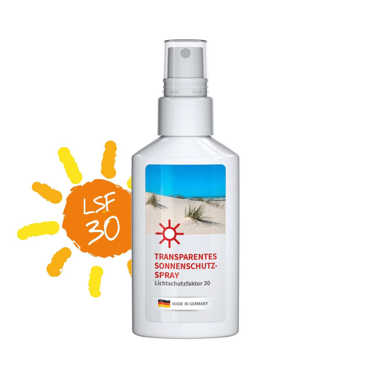 50 ml Spray - Sonnenschutzspray LSF 50 - Body Label