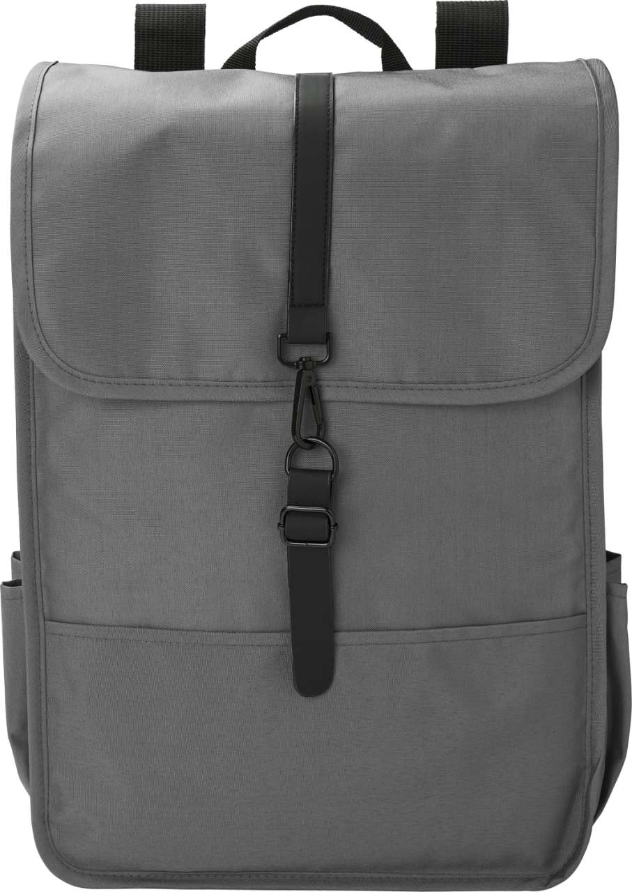 RPET Polyester (300D) Rucksack mit Lasche Lyric