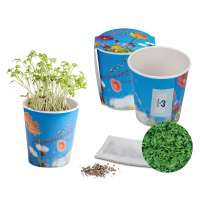 Gartenkresse - neutral mit 1-c Logoeindruck