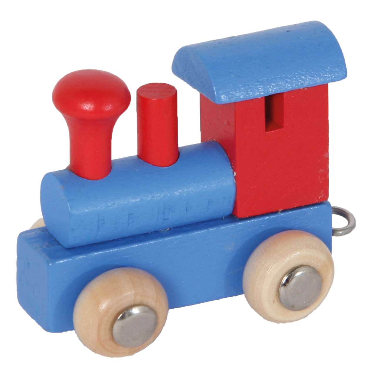 Buchstaben-Lok rot & blau