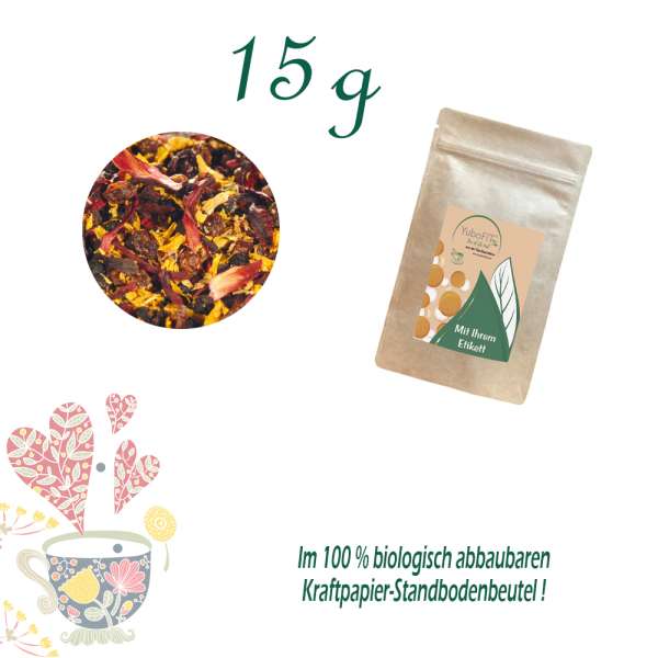 YuboFiT® Früchtetee Sanddorn-Holunderbeere