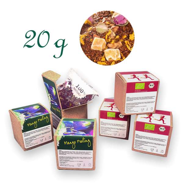 YuboFiT® Rotbuschtee GRANATAPFEL-HIMBEERE