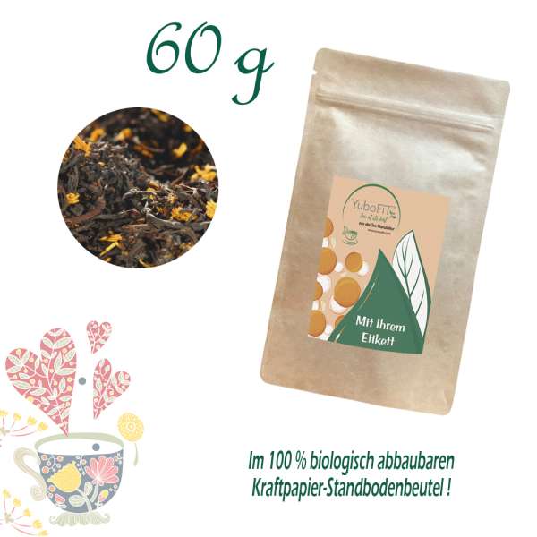 YuboFiT® Schwarzer Tee MARACUJA