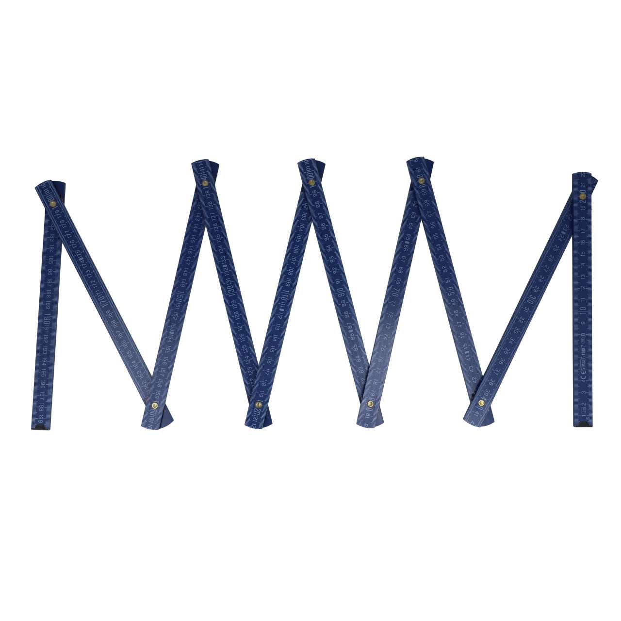 Zollstock Holz 2m Premium lackiert