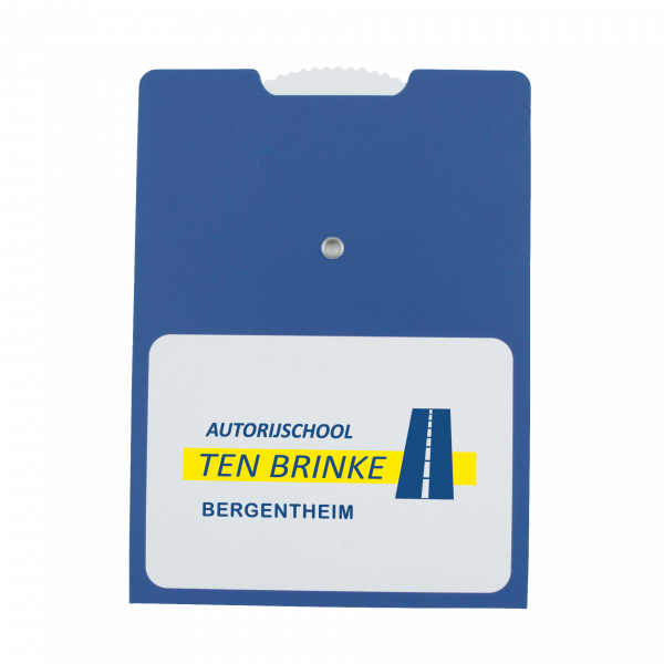 Parkscheibe aus Karton