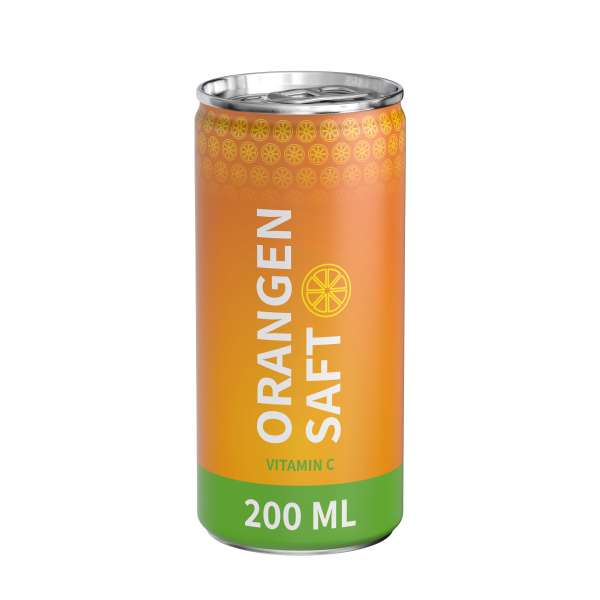 200 ml Bio Orangensaft (Dose) - (Exportware, pfandfrei)