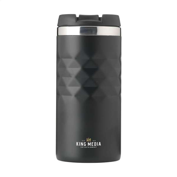 Geometric Mug RCS Recycled Steel 280 ml Thermobecher