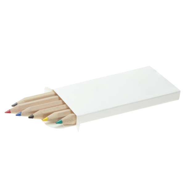 6er-Buntstifte-Set im Einzelkarton: Made in EU