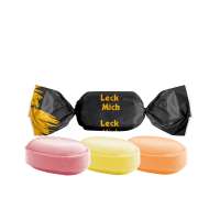 Fruchtmix Bonbons, oval, einzeln eingewickelt