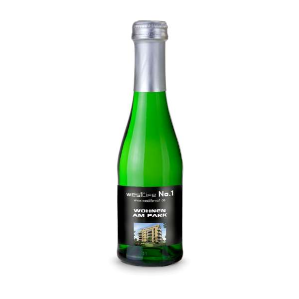 Sekt Cuvée Piccolo - Flasche grün - Kapselfarbe, 0,2 l