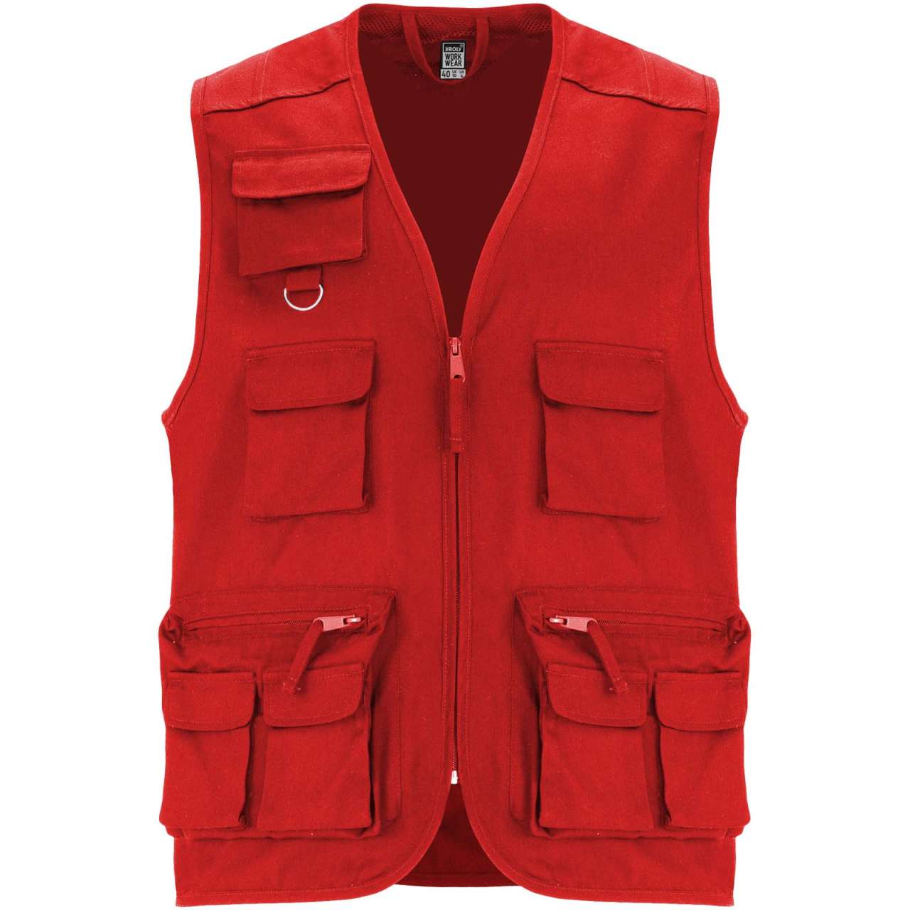 Venera Arbeitsweste mit V-Ausschnitt und mehreren Taschen, 200 g / m2