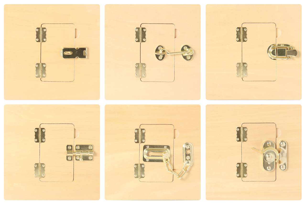 Verschlüsse-Bretter (6 Stück)