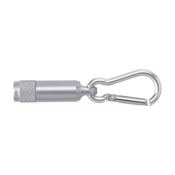 Mini-Taschenlampe aus Aluminium mit Karabiner Tracy