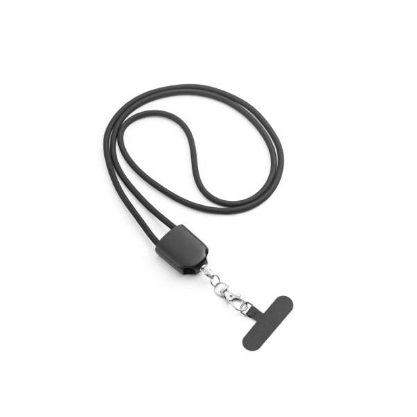 ZEWAIL Lanyard mit Smartphone-Halterung, USB-C-Kabel und verschiedenen Adaptern aus recyceltem ABS u