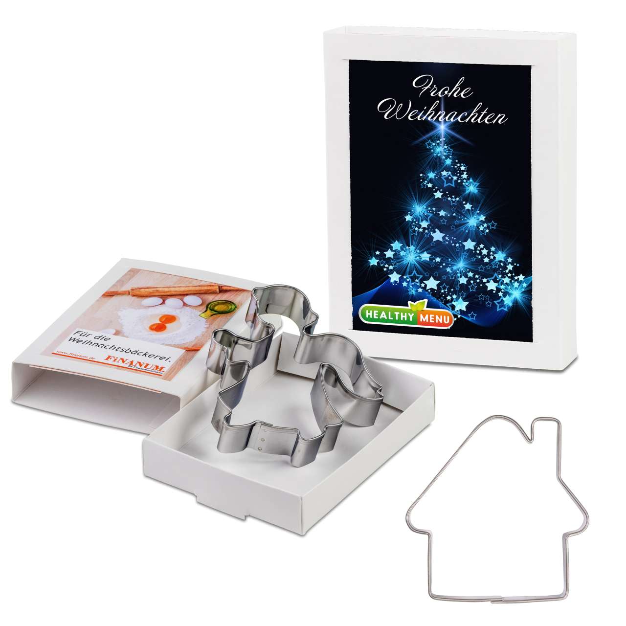 Backförmchen in Slide-Box - Xmas Standardmotiv