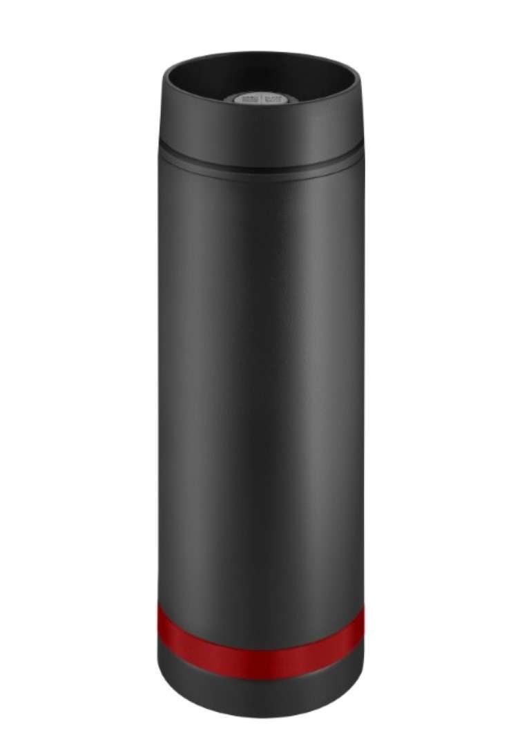 Metmaxx® Thermobecher schwarz / Ring schwarz