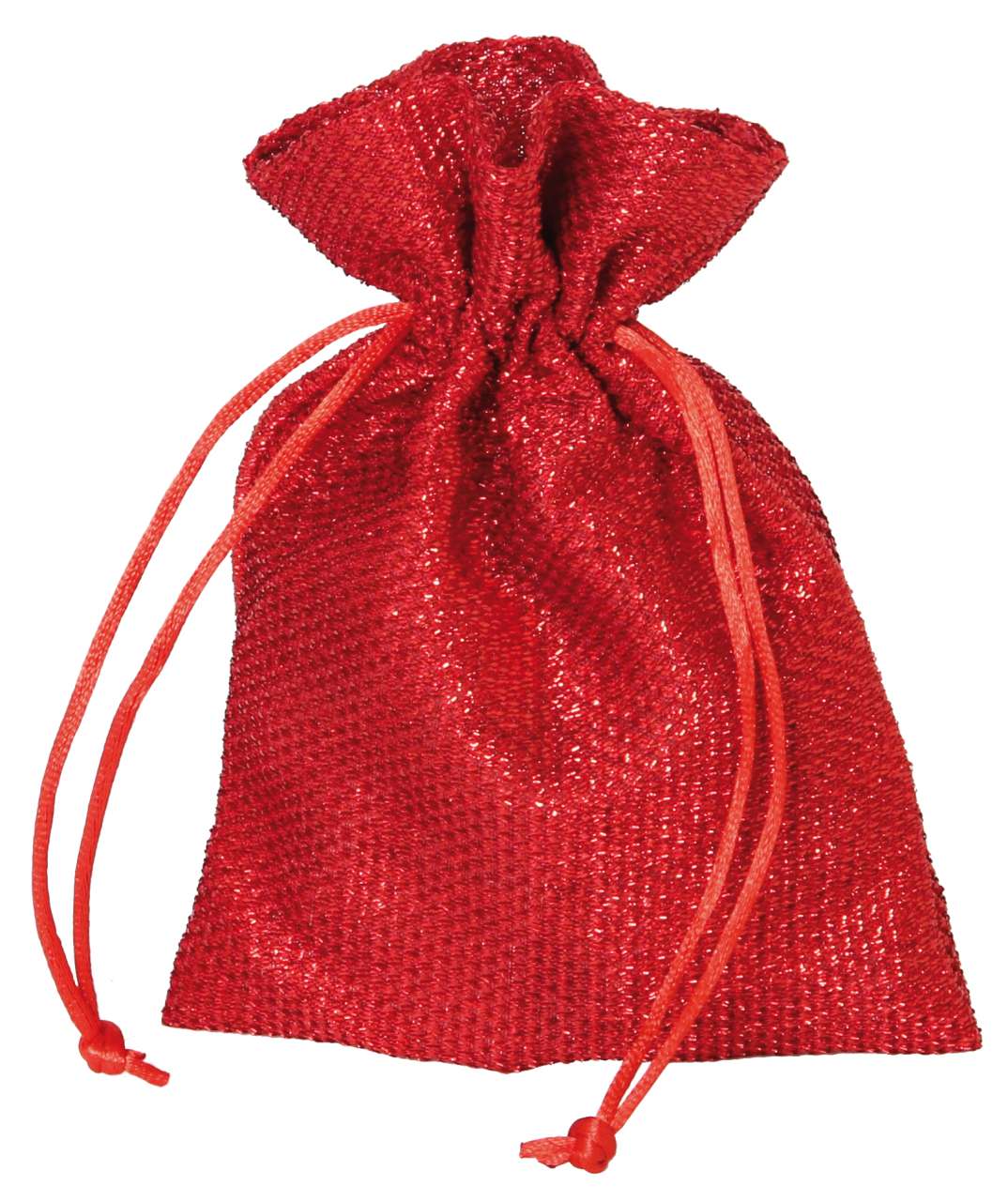 Glitzersäckchen klein rot