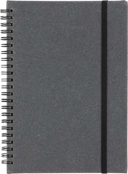 Notizbuch aus recyceltem Leder A5 Egon