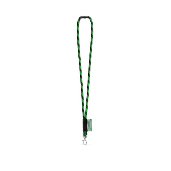 WISBECH SET Lanyard Tube Long (Ø 7 mm) mit 9 mm Schnappkarabiner und Ø 7 mm Sicherheitsverschluss