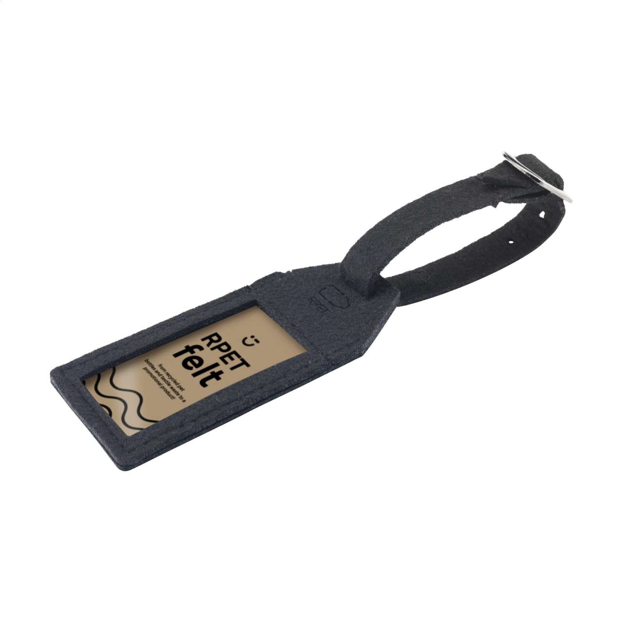 RPET Felt GRS Luggage Tag Gepäckanhänger