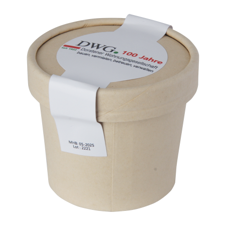 Bonbontopf BAMBUS mit Deckel 100 ml, gefüllt mit DutchDex minties oder Herzen