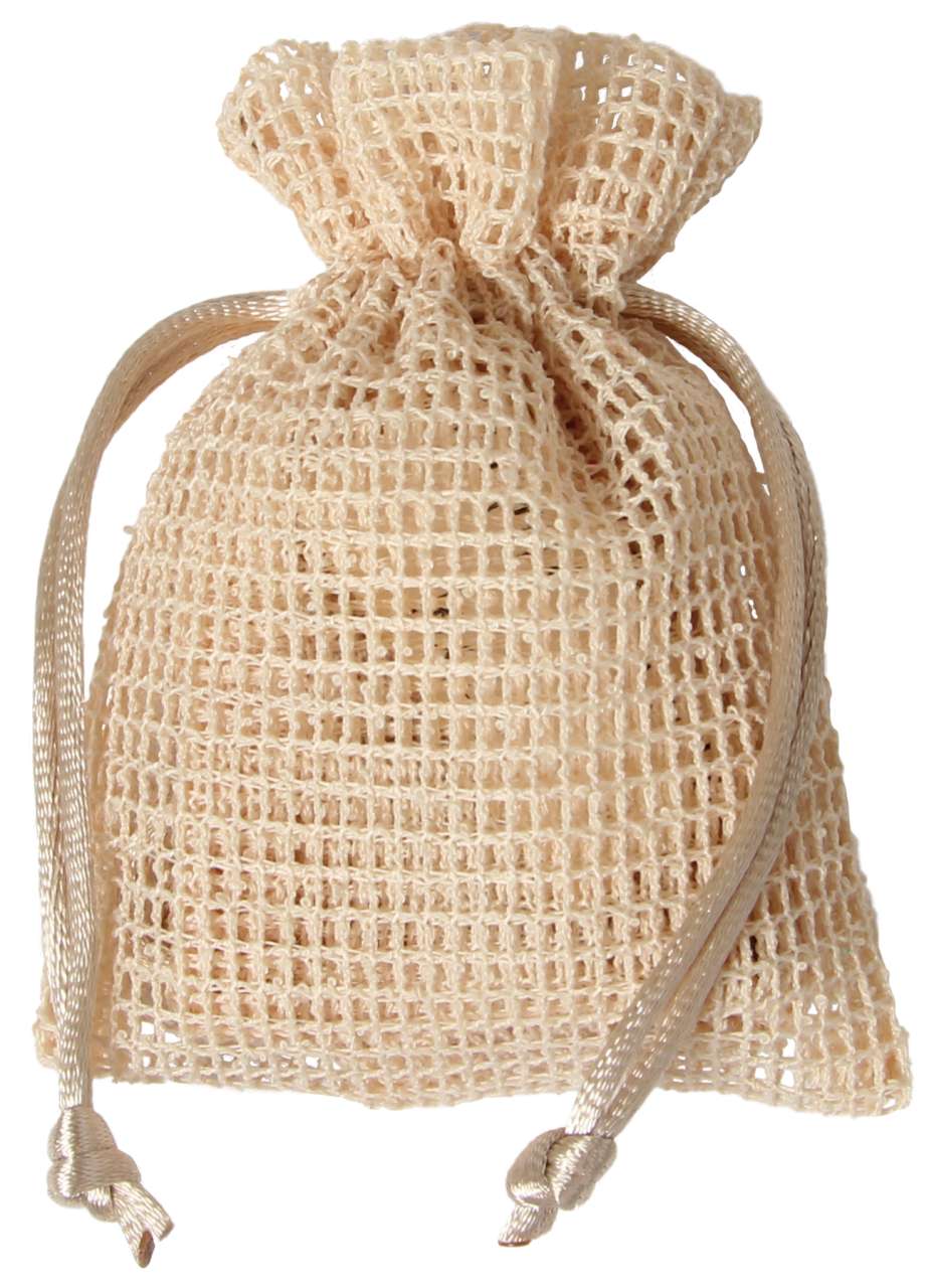 Netz-Säckchen 7,5 x 10cm natur